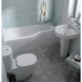 Унитаз-компакт Ideal Standard Connect Arc с эргономичным дизайном (E803601) - миниатюра фото 3