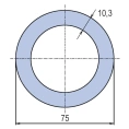 Труба PP-RCT WAVIN Ekoplastik PN16 75x10-3 - миниатюра фото 2