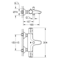 Готовое решение для ванной: термостат Grohe Grohtherm 800 и душевая лейка Tempesta New 100 - миниатюра фото 5