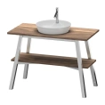 Консоль напольная Duravit Cape Cod из американского ореха с полкой 825x1120x570 мм (CC953207777) - миниатюра фото 1