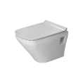 Подвесной унитаз Duravit DURASTYLE Rimless с сиденьем с автозакрыванием (257109+006379)) - миниатюра фото 1