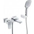 Смеситель для ванны с душем Wasserkraft Aller 1061WHITE - миниатюра фото 1