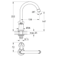 Смеситель для ванны с душем Grohe Costa L 20393001 - миниатюра фото 2