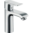 Смеситель для раковины Hansgrohe Metris однорычажный, хром, компактный излив 116 мм (31084000) - миниатюра фото 1
