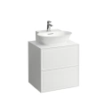 Подвесная тумба Laufen New Classic 580х450х600 мм, белая глянцевая, 2 ящика (для раковины 816852) (4.0600.4.085.631.1) - миниатюра фото 1