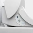 Подвесной унитаз Geberit AquaClean Tuma Comfort с панелью из белого стекла - миниатюра фото 4