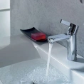 Смеситель для раковины Hansgrohe Metris S 31060000: настенный, латунь - миниатюра фото 8
