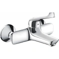 Смеситель для раковины Hansgrohe Novus Care настенный с длинной рукояткой, хром (71923000) - миниатюра фото 1