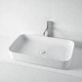 Раковина накладная Kerasan Tribeca 70x43 см без отверстия под смеситель белая (460201) - миниатюра фото 1