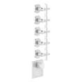 Встраиваемый термостатический смеситель GESSI INCISO на 5 выходов, хром (58350#031) - миниатюра фото 1