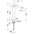 Смеситель для раковины Duravit B.3 высокий, хром (B31030002010) - миниатюра фото 2
