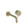 Смеситель для раковины Fantini AF/21 встраиваемый, 2 отв., цвет Matt British Gold PVD (27 P6 A613B) - миниатюра фото 1