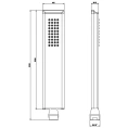 Душевая лейка Gessi Eleganza с защитой от налета в шлифованном золоте (46154#087) - миниатюра фото 2