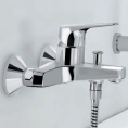 Смеситель Grohe для ванны с душем и термостатом - миниатюра фото 2