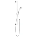 Душевая штанга GESSI Rilievo с лейкой и шлангом 1,5 м, хром (59245#031) - миниатюра фото 1
