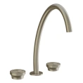 GESSI Origini Высокий смеситель для раковины на 3 отверстия без донного клапана в цвете Finox Brushed Nickel (66016#149) - миниатюра фото 1