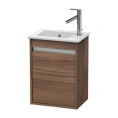 База под раковину Duravit Ketho 550x400x285, 1 дверца, цвет натуральный орех (KT6417L7979) - миниатюра фото 1