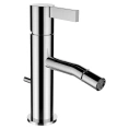 Смеситель для биде Laufen Kartell с донным клапаном, нержавеющая сталь PVD (3.4133.1.090.101.1) - миниатюра фото 1