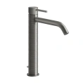 Смеситель для раковины GESSI высокий на 1 отверстие с донным клапаном — матовый хром (54303#239) - миниатюра фото 1