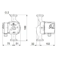 Циркуляционный насос Grundfos UPS 32-70 180 - миниатюра фото 4