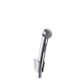 Гигиенический душ Hansgrohe 1jet со шлангом 1,25 м и настенным держателем, хром (32129000) - миниатюра фото 1