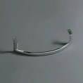 Фронтальный хромированный полотенцедержатель Simas Lft Spazio 415x8.5см для LFT 24 - миниатюра фото 1