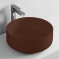 Накладная раковина Artceram Cognac 42 см без отверстия и перелива (marrone cocoa) (COL001 39 00) - миниатюра фото 1