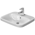Раковина Duravit DuraStyle 560x455 мм: Встраиваемая сверху с переливом, белая, 1 отв. под смеситель (374560000) - миниатюра фото 1
