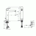 Смеситель для раковины Hansgrohe Logis на одно отверстие с донным клапаном, хром (71090000) - миниатюра фото 2