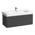 Тумба под раковину LAUFEN PRO S 1010 мм, графит, с ящиком (4.8355.2.096.480.1) - миниатюра фото 1