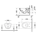 Подвесной унитаз Duravit Architec 2546090064 (2546090064) - миниатюра фото 3