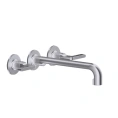 Встраиваемый смеситель GESSI INCISO для раковины на 3 отверстия, излив 255-235 мм, цвет Finox Brushed Nickel (58092#149) - миниатюра фото 1