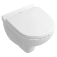 Подвесной унитаз Villeroy & Boch O Novo 5688 H1 01 alpin с микролифтом - миниатюра фото 1