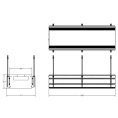 Профиль линейный GESSI BINARIO 1090 мм, Black XL (без подготовки под модули) (61019#299) - миниатюра фото 2