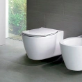 Комплект унитаза с инсталляцией: чаша Ideal Standard Connect AquaBlade, сиденье с микролифтом и шумоизолирующая система Geberit - миниатюра фото 9