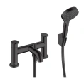 Смеситель для ванны Hansgrohe Vernis Blend с ручным душем, матовый черный (71461670) - миниатюра фото 1