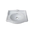 Раковина AZZURRA JUBILAEUM со спинкой 50x35 см без отверстия под смеситель, белая - миниатюра фото 1