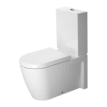 Бачок для унитаза Duravit моноблок 6 л с двойным смывом, хром, левое подключение, белый (933000005) - миниатюра фото 1