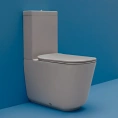 Бачок для унитаза моноблока KERASAN Tribeca без механизма слива, цвет Grigio matt (378159 Grigio matt) - миниатюра фото 1