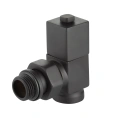 Набор дизайн-вентилей Royal Thermo CUBE 1/2 черный, RTE 56.0009, НС-1422578 - миниатюра фото 2