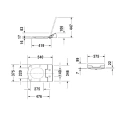 Duravit SensoWash Slim — сиденье-биде с душем, 375×540 мм, белый (611200002000300) - миниатюра фото 2