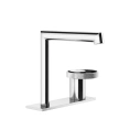 Смеситель для раковины Gessi Anello без донного клапана, с соединительными шлангами, хром (63315#031) - миниатюра фото 1