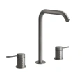Смеситель для раковины GESSI 316 на 3 отверстия без донного клапана, сталь матовая (54111#239) - миниатюра фото 1