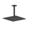 Потолочная душевая головка GESSI Rilievo 250x250 мм, длина 105-1855 мм под заказ, цвет Nero XL (59159#299) - миниатюра фото 1