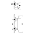 Термостат для душа Lemark Thermo LM7733C - миниатюра фото 3