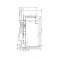 Стильный термостат для ванны AX Urquiola в цвете сталь (11422800) - миниатюра фото 2