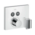 Термостат для душа AX ShowerSelect встраиваемый с держателем и 2 выходами, хром (36712000) - миниатюра фото 1