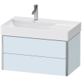 Подвесная тумба Duravit XSquare 234880 с 2 ящиками, цвет бирюзовый (XS416809797) - миниатюра фото 1
