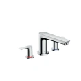 Смеситель для ванны Hansgrohe Talis E накладной на три отверстия, излив 196 мм, хром (71747000) - миниатюра фото 1
