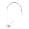Смеситель для раковины Gessi Goccia на 1 отверстие, белый, излив 174 мм (33802#279) - миниатюра фото 1